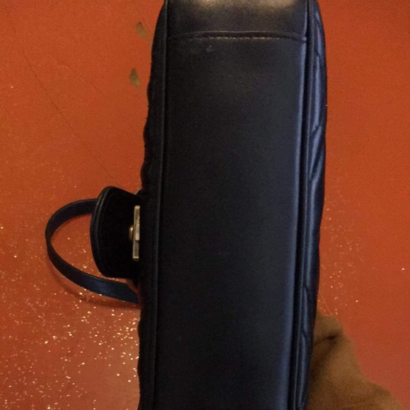 Black small mattelasse shoulder bag - Picture 4 of 4